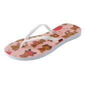 テディー・ベア、ハートとの質 ビーチサンダル (アングル)