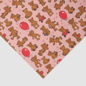 テディー・ベア、ハートとの質 薄葉紙 (詳細)