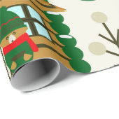 テディー・ベア ラッピングペーパー (ロールコーナー)