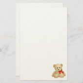 テディー・ベア 便箋 (正面/裏面)