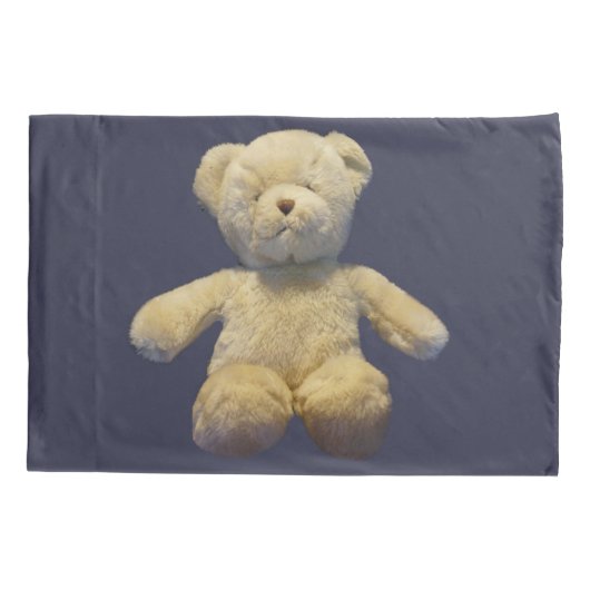 テディー・ベア 枕カバー (裏面-左)