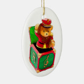 テディー・ベアJack In The Box セラミックオーナメント (右)