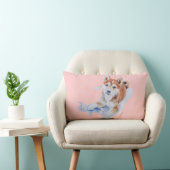 テディ付きのシバ犬 ランバークッション (椅子)