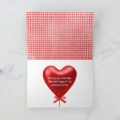 テディ付きの祖母の誕生日のラグドール カード (内部)