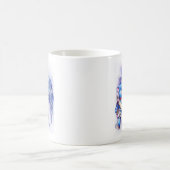 テディ付きアニメのゴシック様式のピンクエンジェル コーヒーマグカップ (中央)