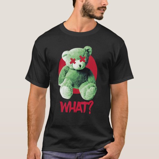 テディ何のホラーテディ・ベア何を Tシャツ (正面)