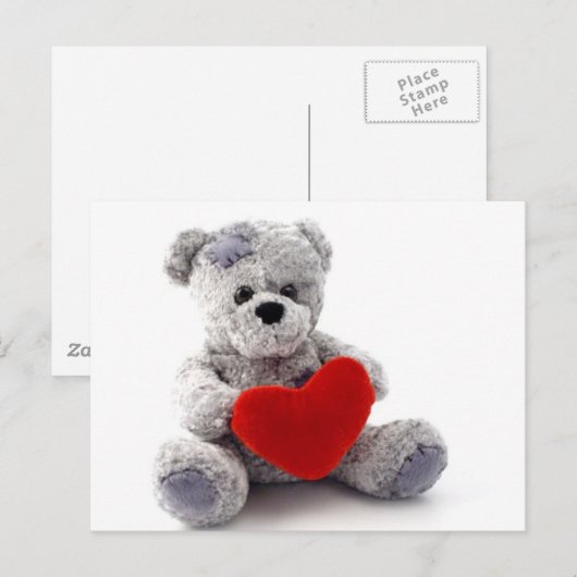 テディ愛 ポストカード (正面/裏面)