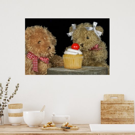 テディ時間 ポスター (キッチン)