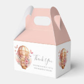 テディ熱気球ピンクのお気に入りボックス フェイバーボックス (裏面サイド)