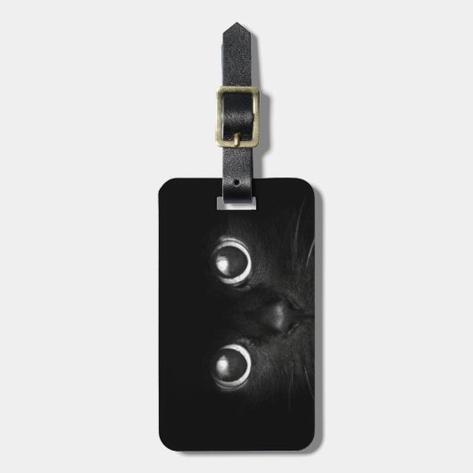 テディ猫 ラゲッジタグ (正面縦)