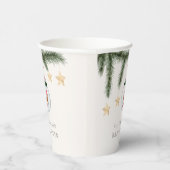 テディ男女兼用ベア冬の赤ちゃんシャワー 紙コップ (右)