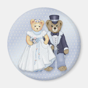 テディ結婚ベアカスタマイズ- マグネット