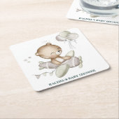 テディ・コースター スクエアペーパーコースター (アングル)