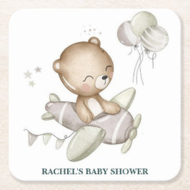 テディ・コースター スクエアペーパーコースター