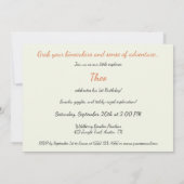 テディ・サファリの探検家 – 1歳の誕生日 招待状 (裏面)