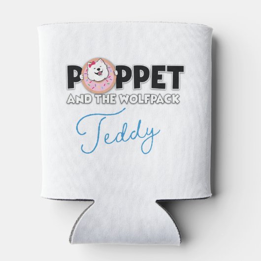 テディ・サモエイ 缶クーラー (裏面)