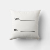 テディ・ベアを提案して結婚してくれないか クッション (裏面)