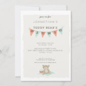 テディ·ベアズ·ピクニック 招待状 (正面)