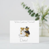 テディ・ベアーズ日付を保存しろ！ 3月が来るぞ… 案内ポストカード (スタンド正面)