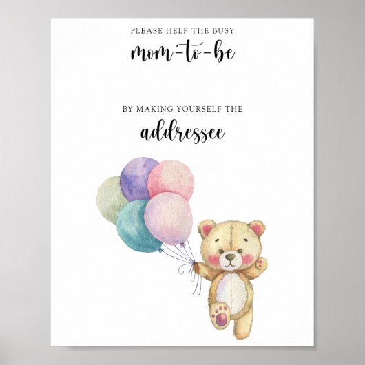 テディ・ベ救済ア忙しーマ・トゥ・ビー ポスター (正面)