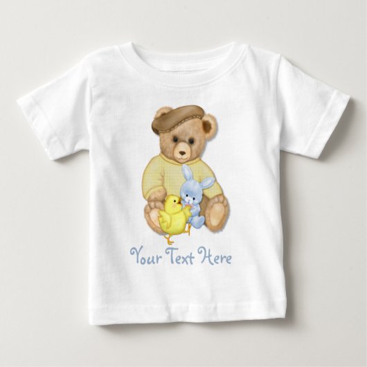テディ・ボーイ・イースター ベビーTシャツ (正面)