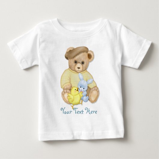 テディ・ボーイ・イースター ベビーTシャツ (正面)