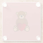 テディ・ラブ ガラスコースター (裏面)