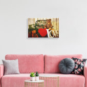 テディ・ラブ キャンバスプリント (インサイチュ (リビング))