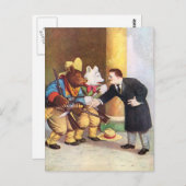 テディ・ルーズベルトとルーズベルト・ベア・カウボーイズ ポストカード (正面/裏面)