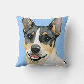 『テディ・ルーズベルト・テリア』 クッション (裏面)