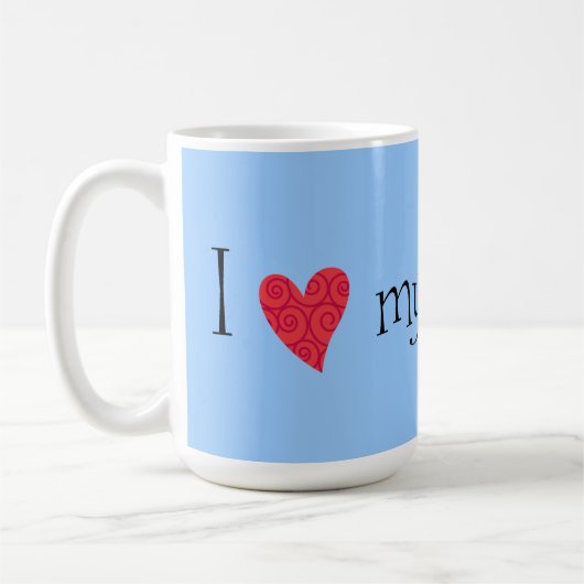 『テディ・ルーズベルト・テリア』 コーヒーマグカップ (左)