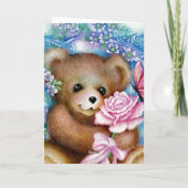 テディ、幸せなバレンタインデー! シーズンカード (裏面)