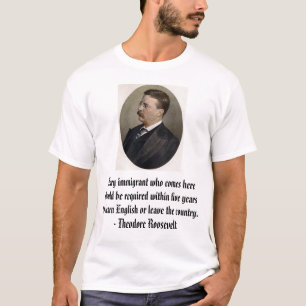 テディRのここに来るあらゆる移民は…べきです Tシャツ