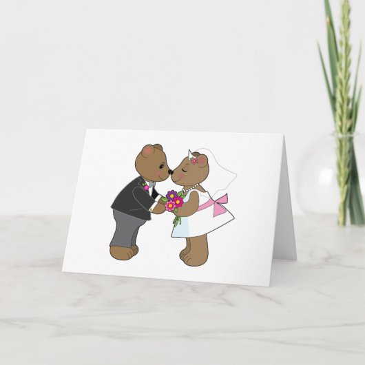 テデ結婚ィ カード (正面)
