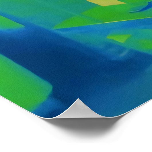 テトのタコス・ケン・ゲージ写真が大好き ポスター (角)