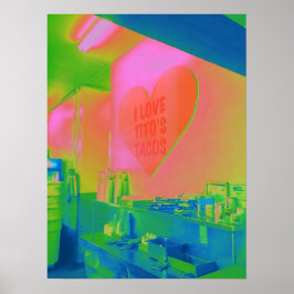 テトのタコス・ケン・ゲージ写真が大好き ポスター