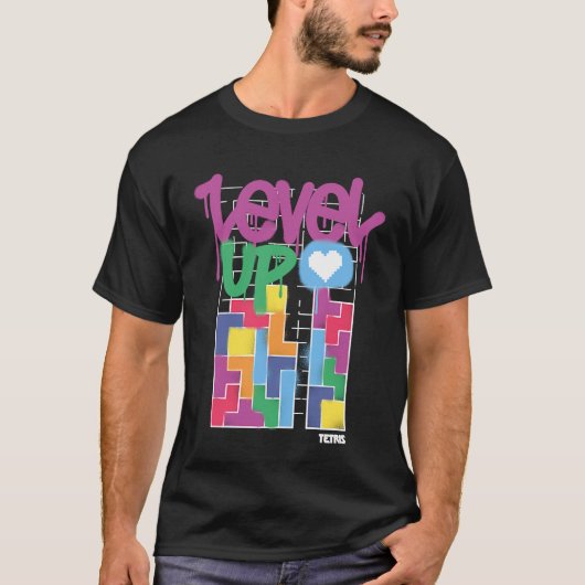 テトリスレベル上 Tシャツ (正面)