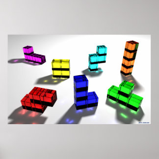 テトロミノのポスター ポスター