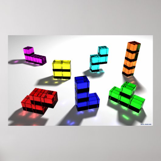 テトロミノのポスター ポスター (正面)