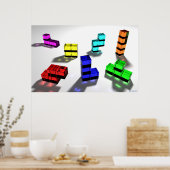 テトロミノのポスター ポスター (キッチン)