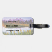 テトンサンライズ ラゲッジタグ (裏面横)