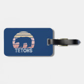 テトンズレトロベア ラゲッジタグ (裏面横)