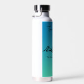 テトンナショナルパークブルーグリーンウォーターボトル ウォーターボトル (右面)