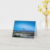 テトンマウンテンアットデイブレイク カード (黄色い花)