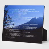 テトンマウンテンズデシデラタプラーク フォトプラーク (側面)