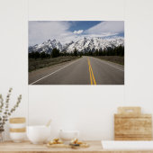 テトンマウンテン山脈への道 ポスター (キッチン)