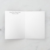 テトンランチウィンターすべての行事グリーティングカード カード (内部)