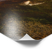 テトンレンジ日没、スネーク川から フォトプリント (角)