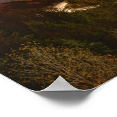 テトンレンジ日没、スネーク川から ポスター (角)