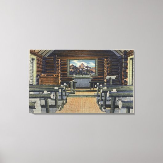 テトン国立公園、WY – アルター キャンバスプリント (正面)